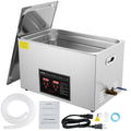 Cleaner Industrial for Cleaner with 752W Cleaner Sonic Timer Watch Digital 30L Ring Instruments Large Ultrasonic CE BENTISM Professional Certified RoHS Heating Glass Grade 304 Coin Jewelry FCC
