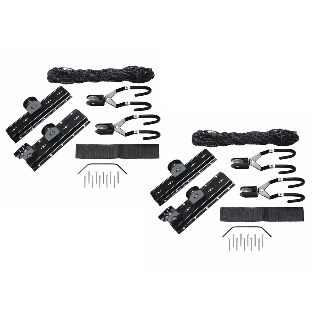 Lbs WORKING for for Storage Bike 55 Hangers Hoist Garage Ceiling Set Garage TOOLS Pulley Bike Of 2 Limit, Storage, System Mount Bike GREAT