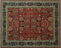 x Rug, Alonzo 9'10" Red/Blue Aria 7'11"
