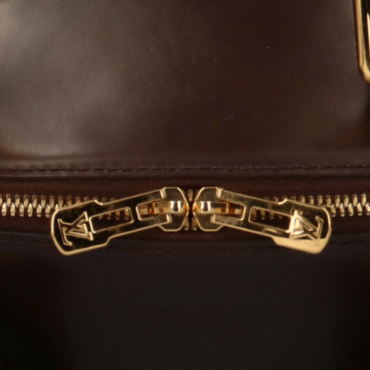 VUITTON Women's Brown Shoulder Damier Vuitton Bag Verona Used Canvas Louis Authenticated LOUIS MM