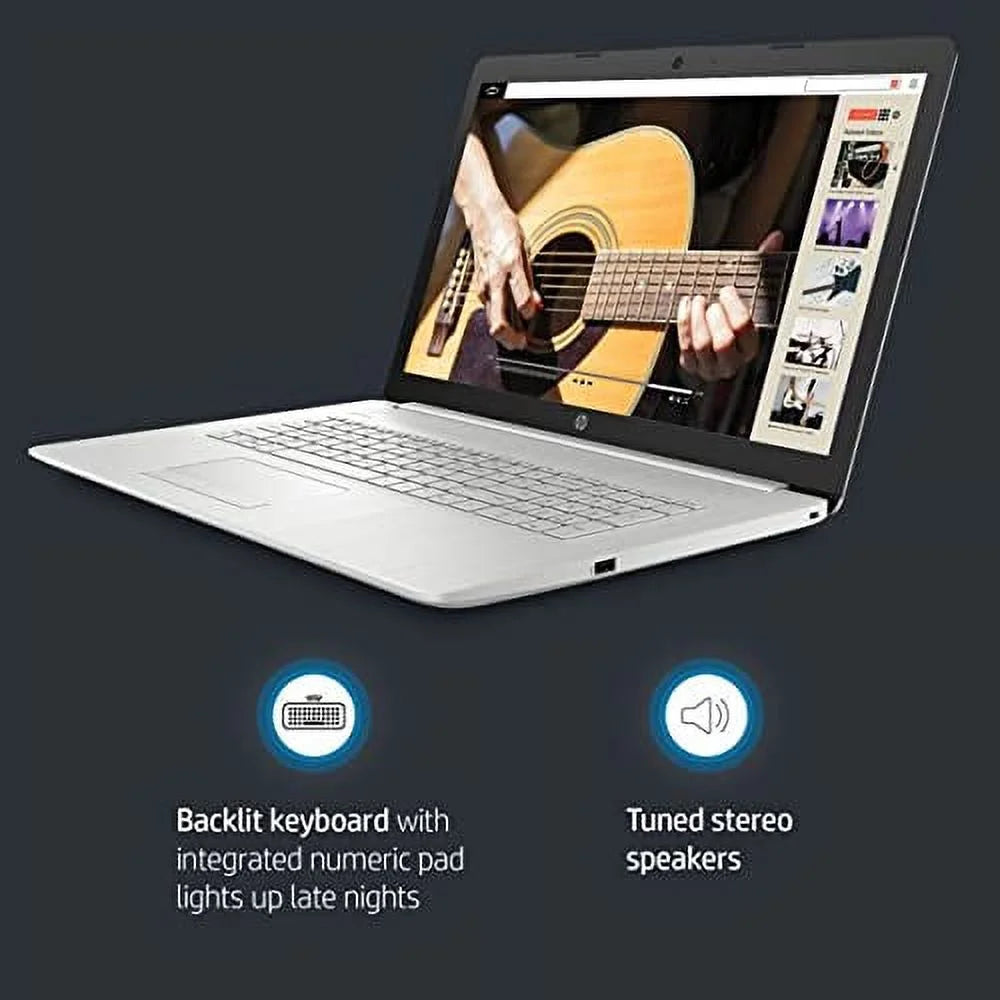 11, Newest PCIe Win HDMI, Xe Graphics, SSD, Core 8GB 512GB Laptop, 2021 RAM, i5-1135G7 11th HP Silver, w/ 17.3' Accessories, Webcam, FHD Iris (17-by4061nr) (>i7-1065G7),