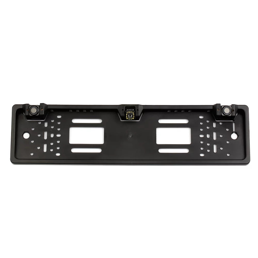 Nebublu Reversing 12 License Sensor Car European Rear Plate Backup Camera, Parking View LED Camera, Frame, System,