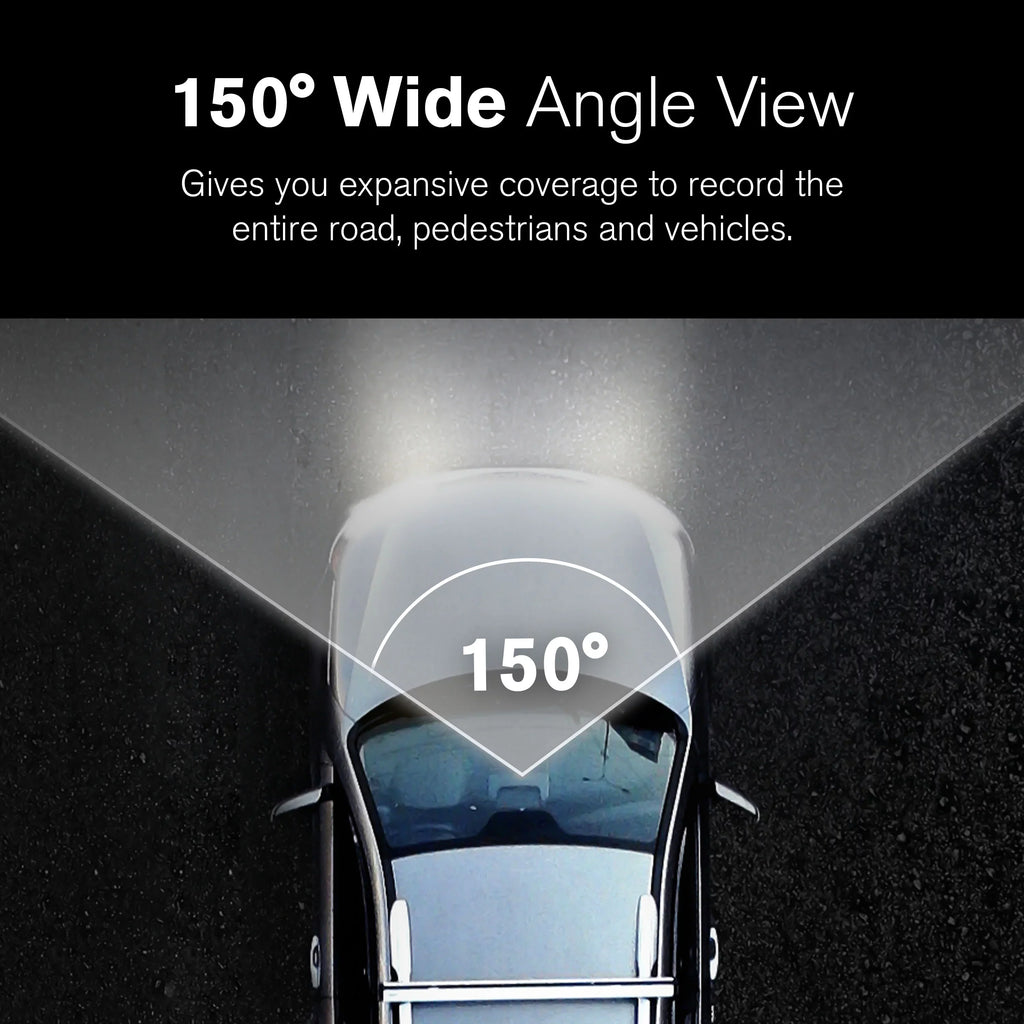 Screen, and Range Yada Record with App, 3" UHD Mode Dynamic Angle for Pro Resolution GPS Technology Park High Lense, 4K G-Sensor LCD Day/Night. Roadcam Wide 150 with Degree