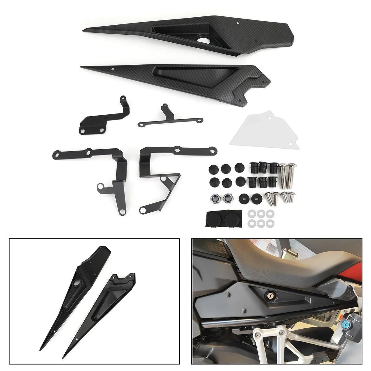 F850GS Carbon Cover Trim BMW Side F750GS For 2018-2019 Frame