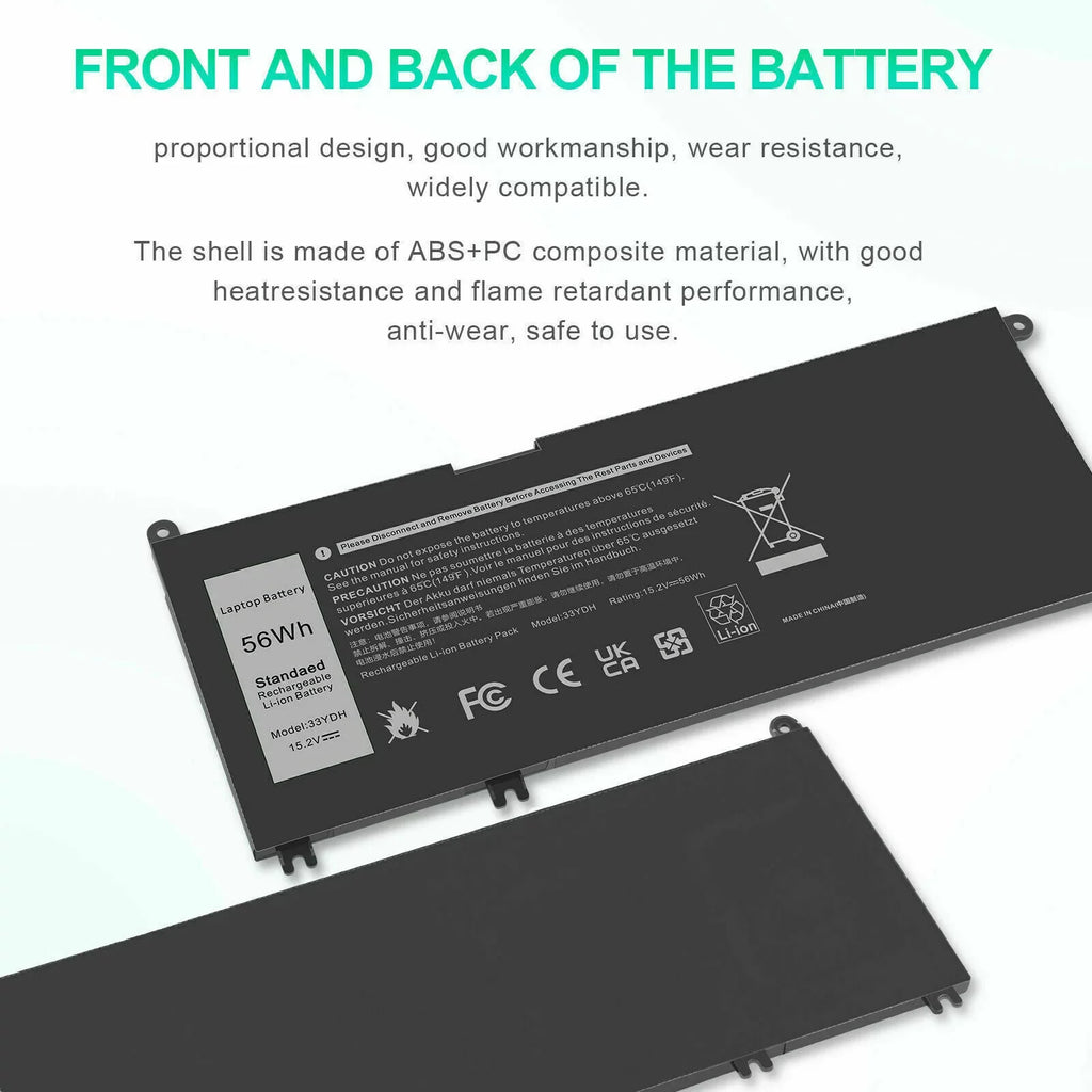 Latitude 3590 Dell 3490 3580 For P30E001 W7NKD 33YDH Laptop 3380 3480 US Battery