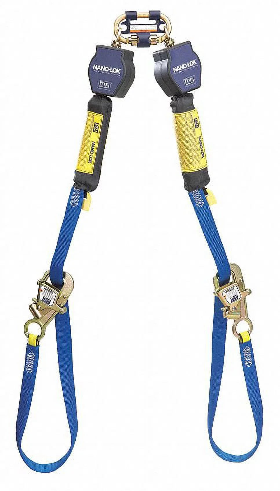 Nano-Lok™ 9 Retracting Connect ft. Lifeline, Quick 3M™ Self Web DBI-SALA® 3101374, (2.7m) Tie-Back Twin-Leg