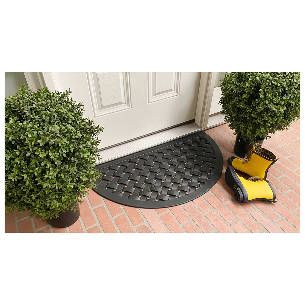 Doormat Calloway x 20" Mills Outdoor 36" Weave Hampton Rubber