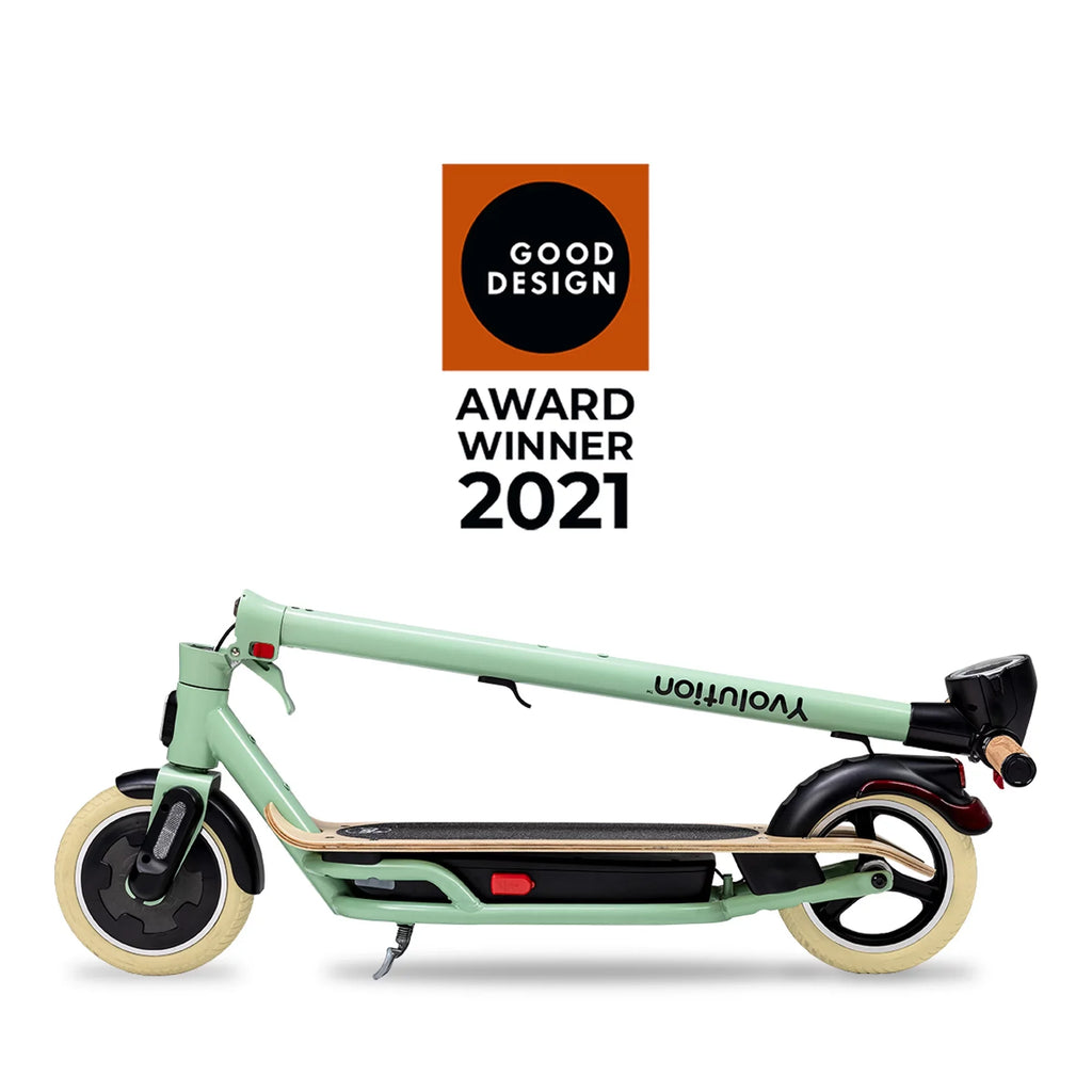 Foldable LED Adults (Green) Scooter Electric Display, YES Yvolution for Design