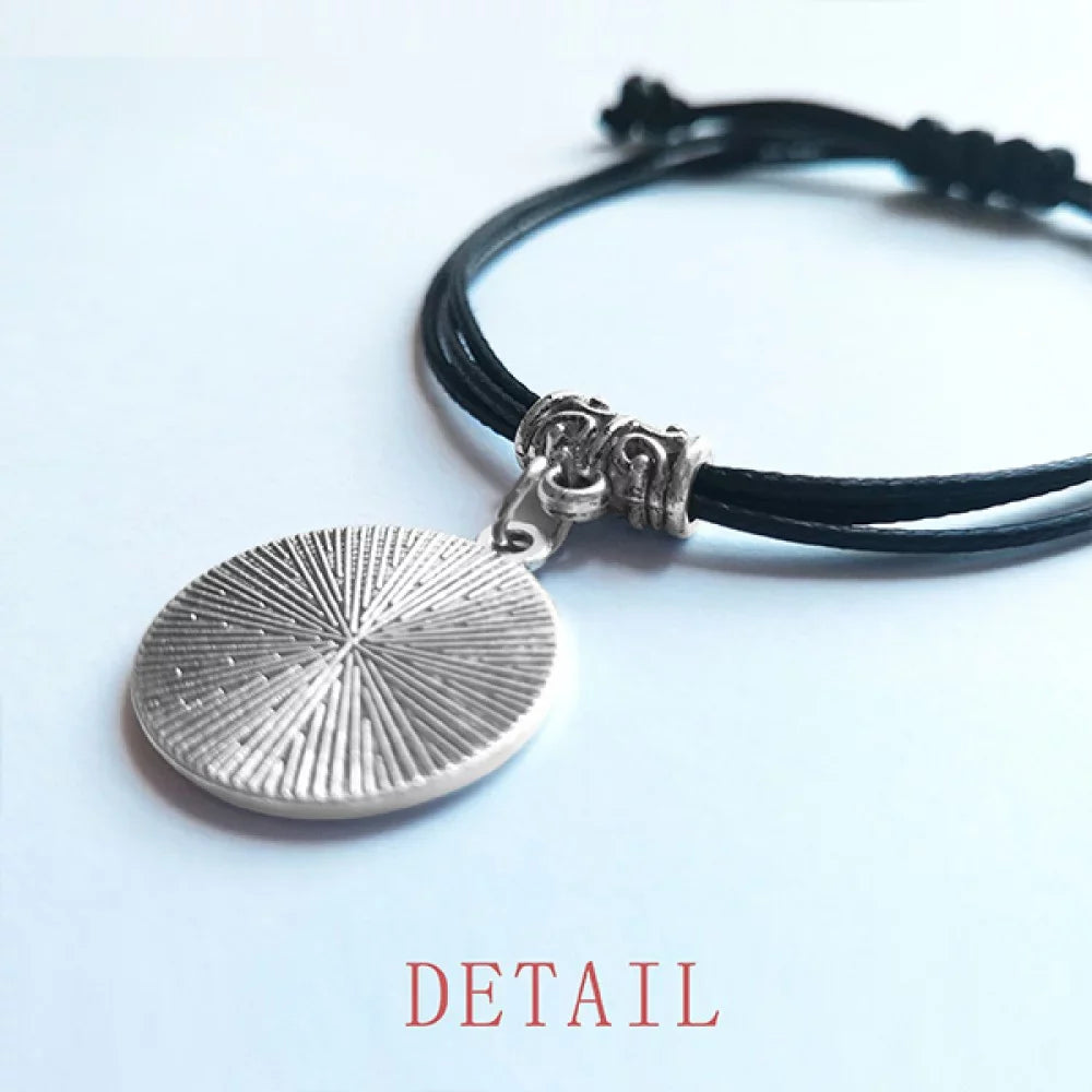 Jewelry Black Wristband Park Bracelet Leather Facilities Coaster Rope Amusement Roller