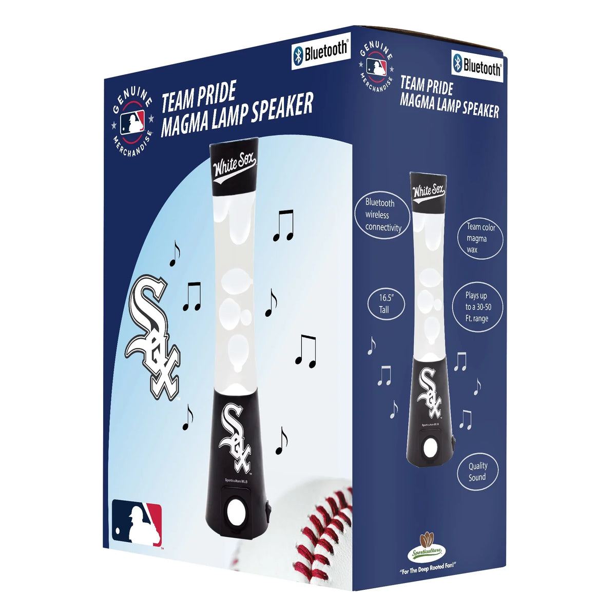 WHITE MAGMA LAMP SPEAKER CHICAGO SOX