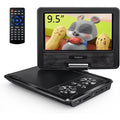 Hours Portable 9.5" Player Swivel with Yoton Kids and for HD 4-6 7.5" DVD Built-in Screen, Car, Battery