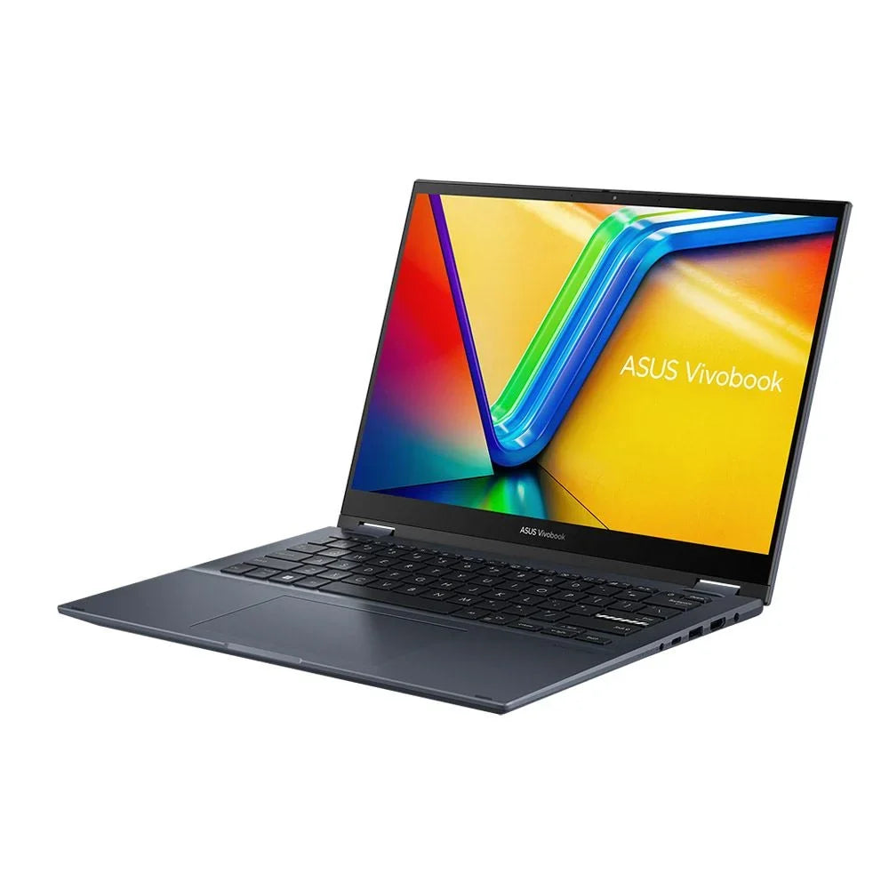 Core Drive ASUS Intel Gen Quiet 8GB 1.1GHz i3 Solid Computer BT TP3402ZA-OS34T UHD Processor DDR4 WiFi State Laptop Home S Graphics 11 Flip 2-in-1 12th Intel 256GB Windows RAM 14" Vivobook 1220P Blue