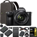 Creator Kit Bundle Backpack Full OSS ILCE-7M3K/B Body Content with Gear a7 External Deco Charger Mirrorless Sony F3.5-5.6 Lens 64GB with Card Battery Photography 28-70mm Double + III Camera Frame +