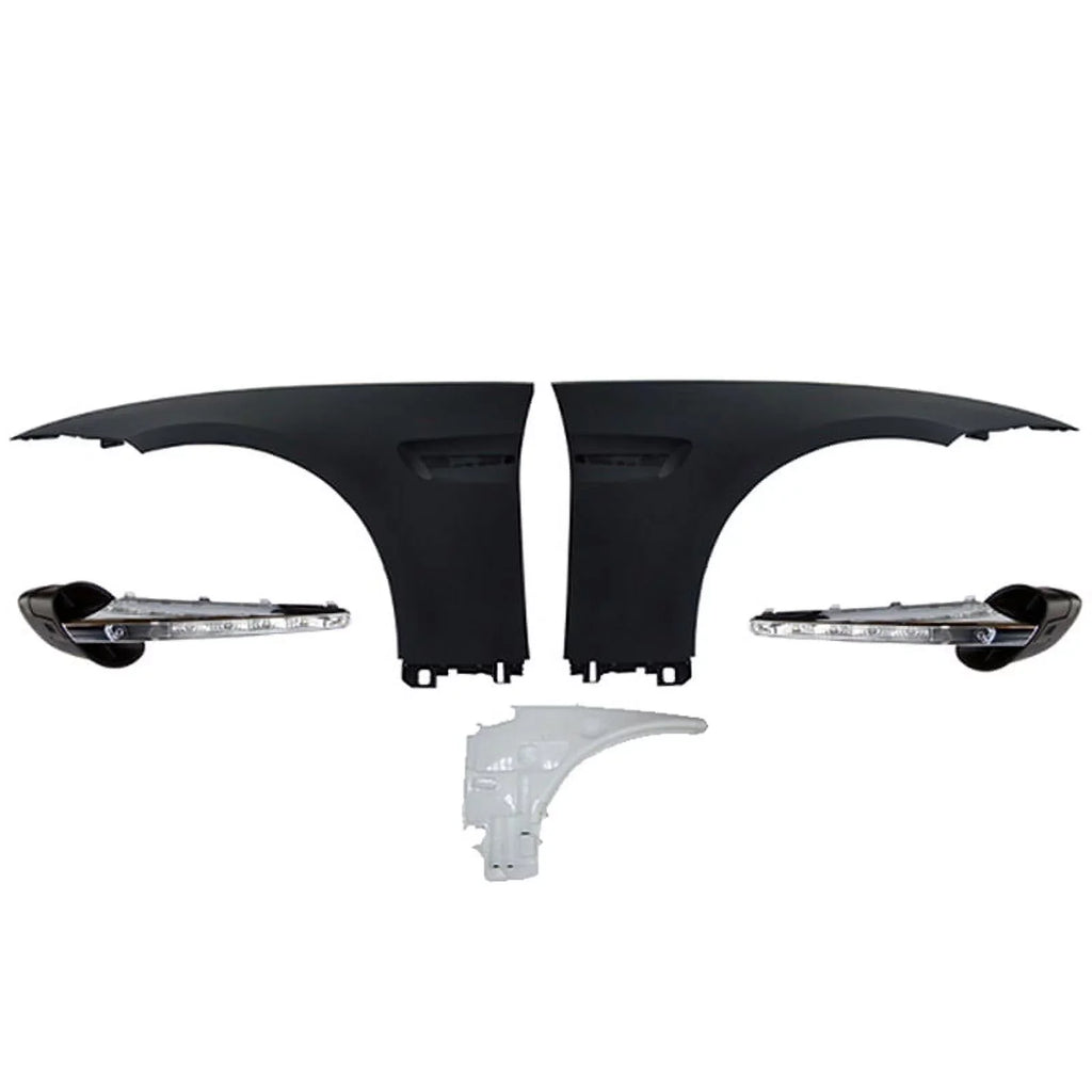 Compatible Side 2Dr Signal Ikon With 07-13 LED Fender Vent M3 Conversion Complete with Front E92 Motorsports