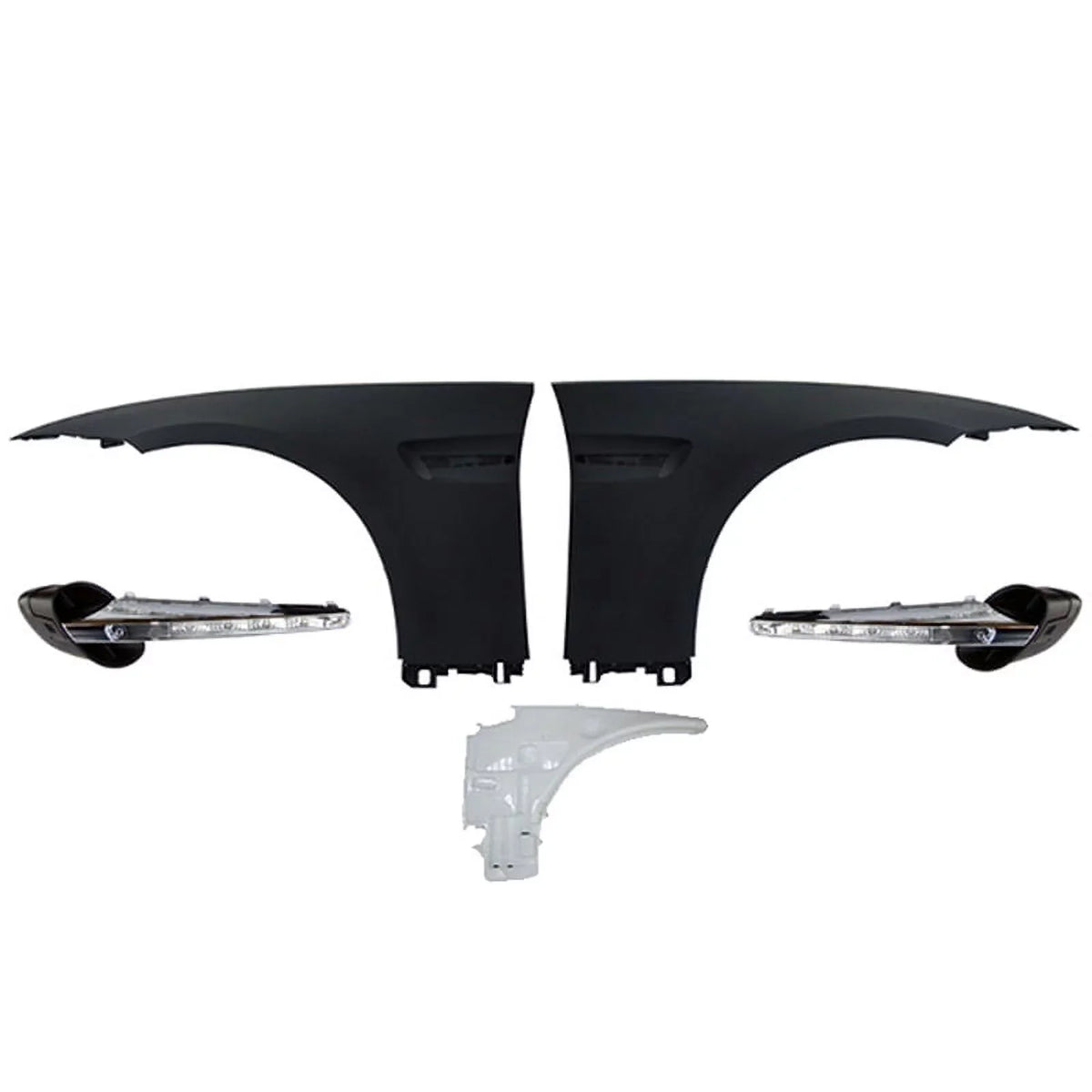 Compatible Side 2Dr Signal Ikon With 07-13 LED Fender Vent M3 Conversion Complete with Front E92 Motorsports