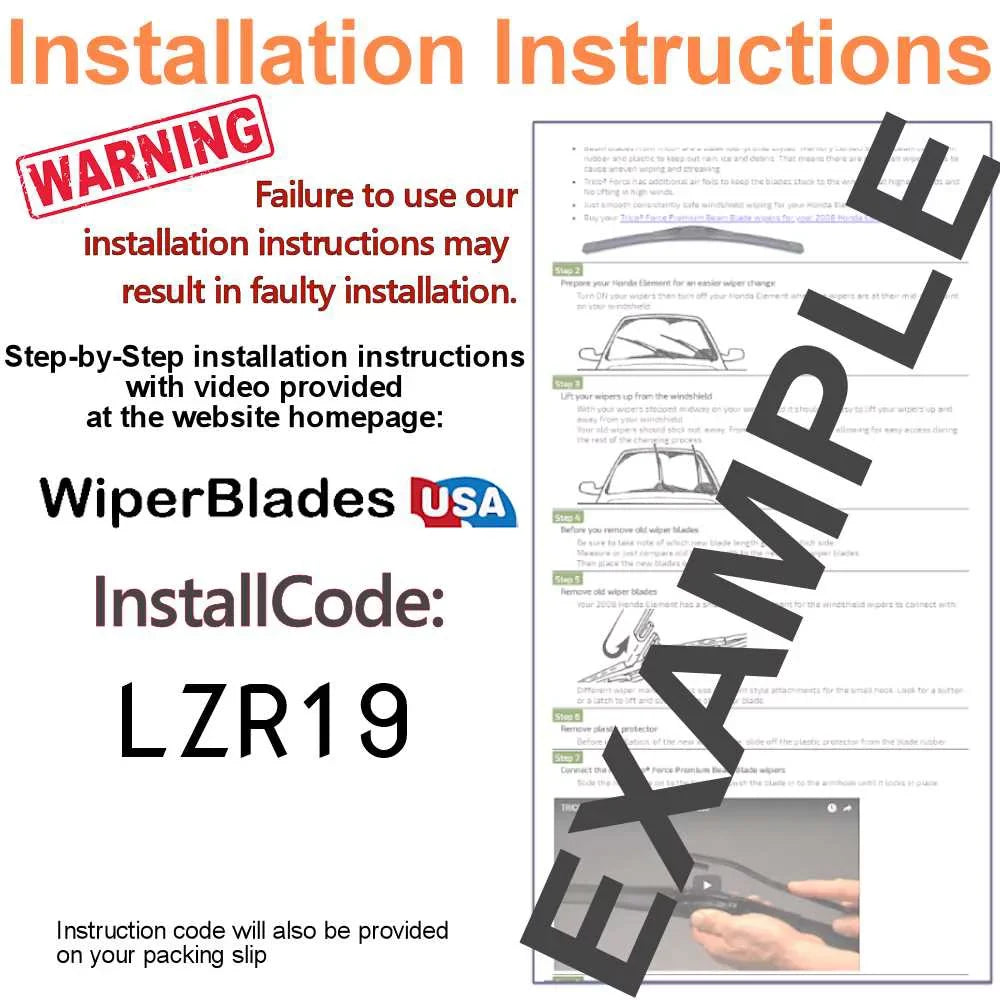 Blade Wiper Beam w/Rear Audi of 2019 (Set Wipers 3) Q3