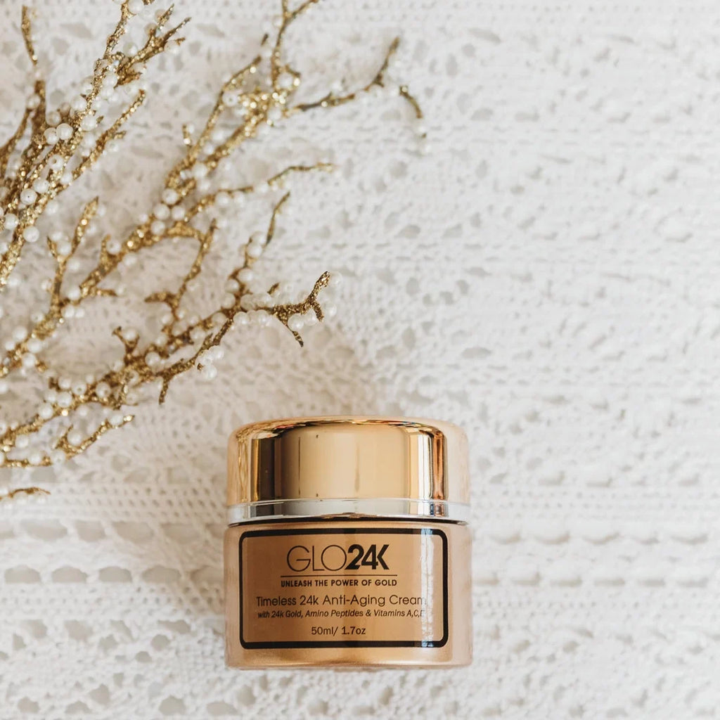 Cream 24k Vitamins, Hyaluronic Retinol Acid, with Gold GLO24K Anti-Aging