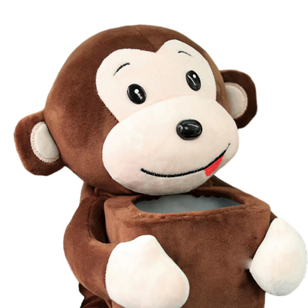 Comfortable Organizer Box for Cartoon Cartoon Tissue 2 Accessories Cute Home Monkey Holder Animal in1 Box Vehicle