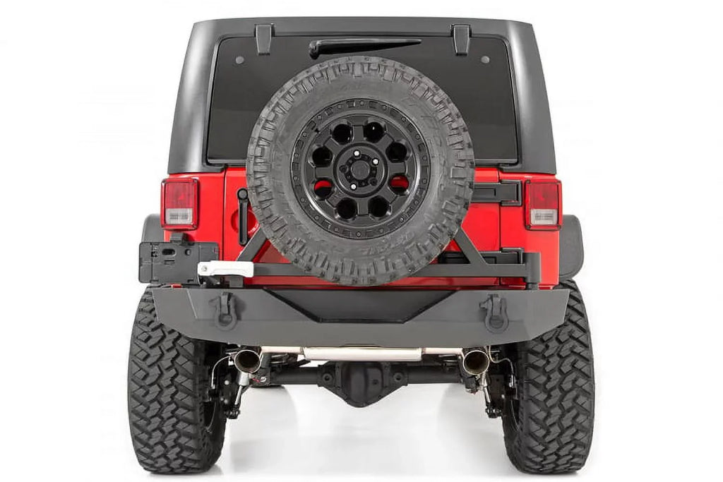 Wrangler 10594A Jeep Bumper Carrier JK Country w/Tire - for Rear 2007-2018 Rough