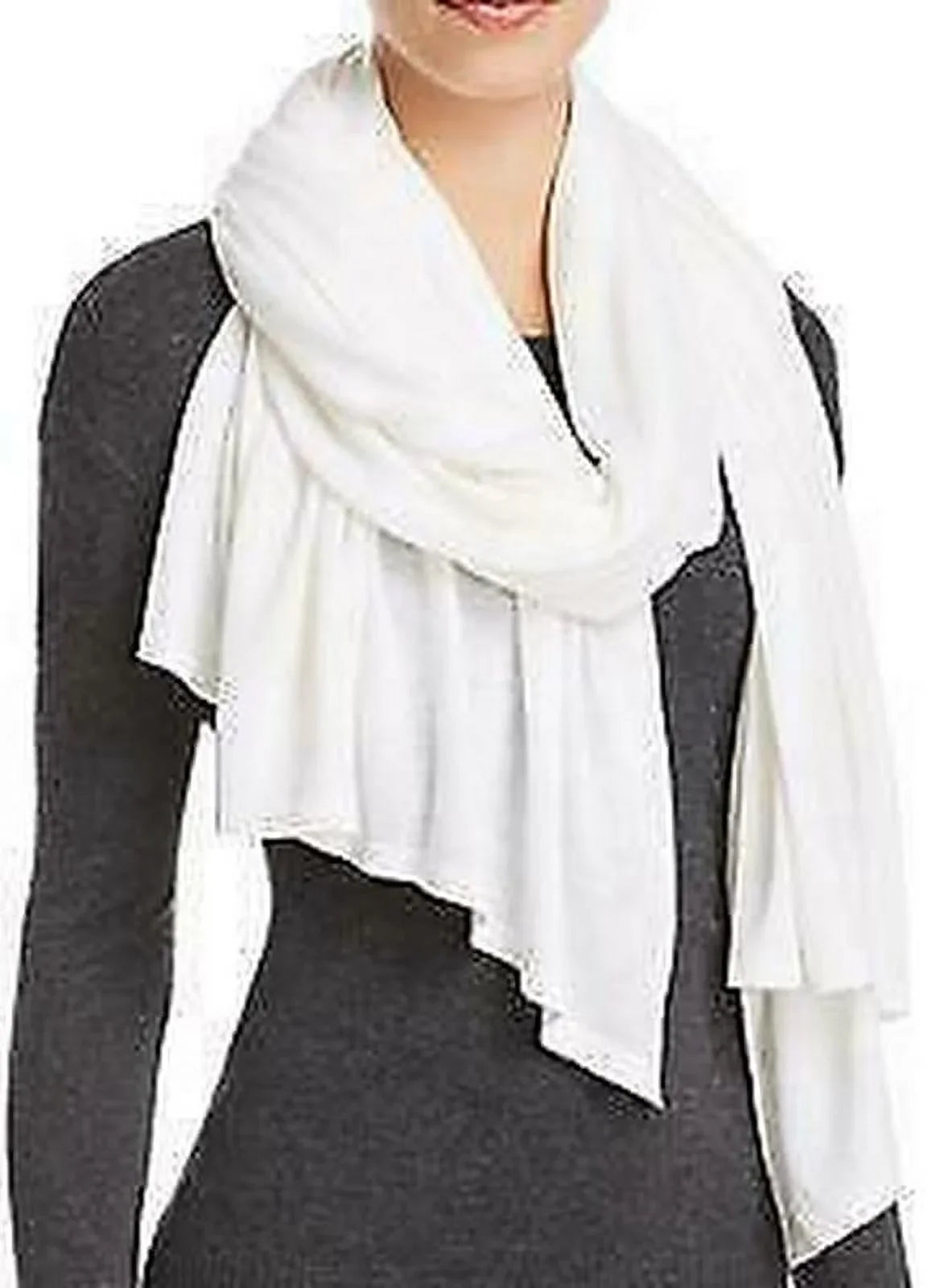 Oversized Colors: Echo OS/White Various Scarf,