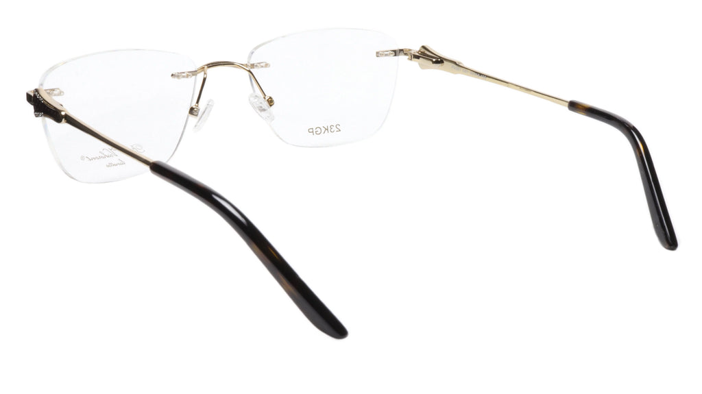 Vosheront Acetate Optical 52-18-135 & Black Square Frame Tapered Gold 37 Paul