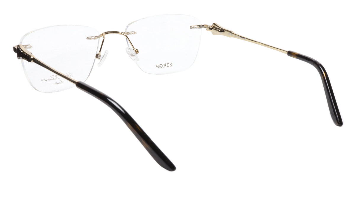 Vosheront Acetate Optical 52-18-135 & Black Square Frame Tapered Gold 37 Paul