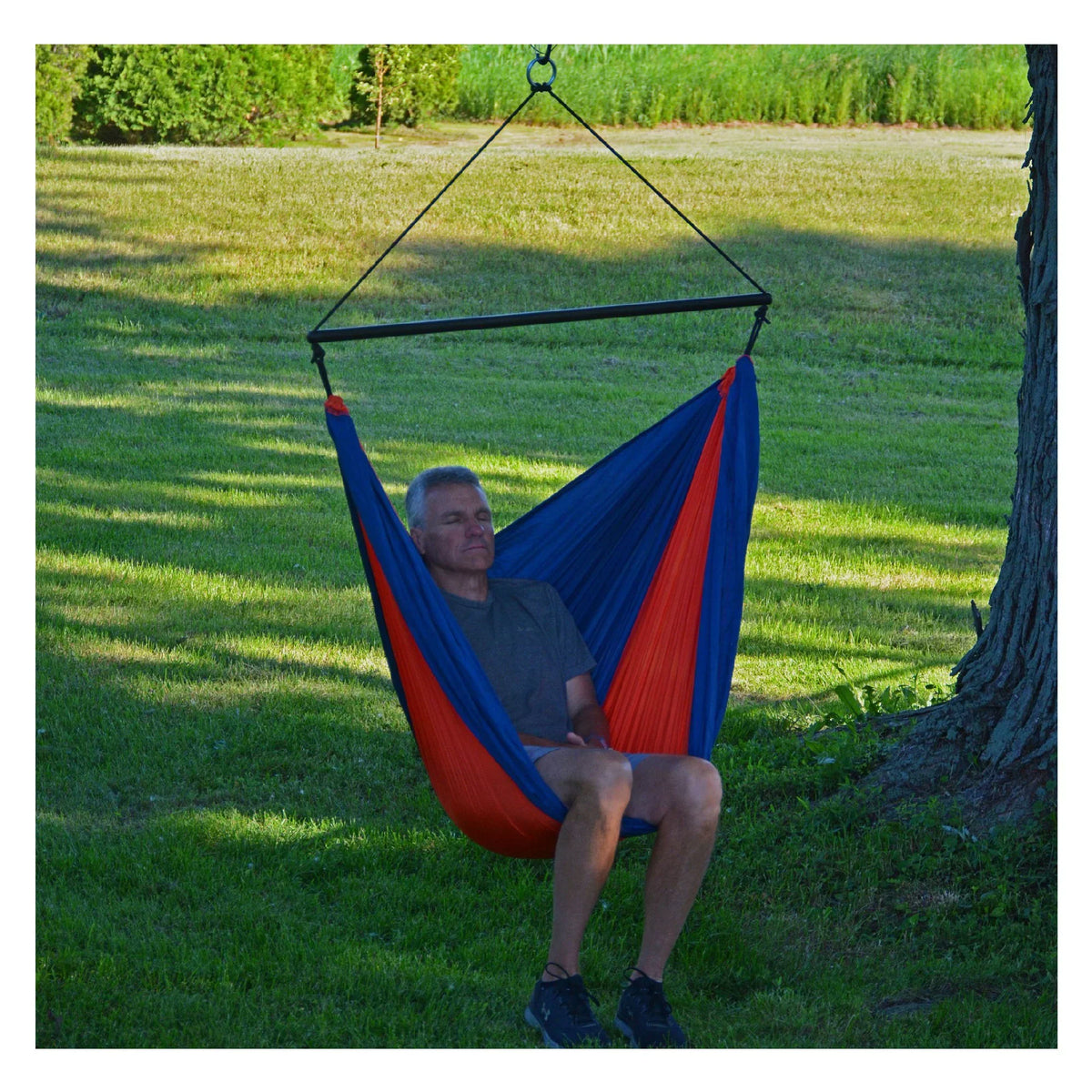 Collection The Hammock Polyester Chair and Hamptons Traveler 60" Blue Red