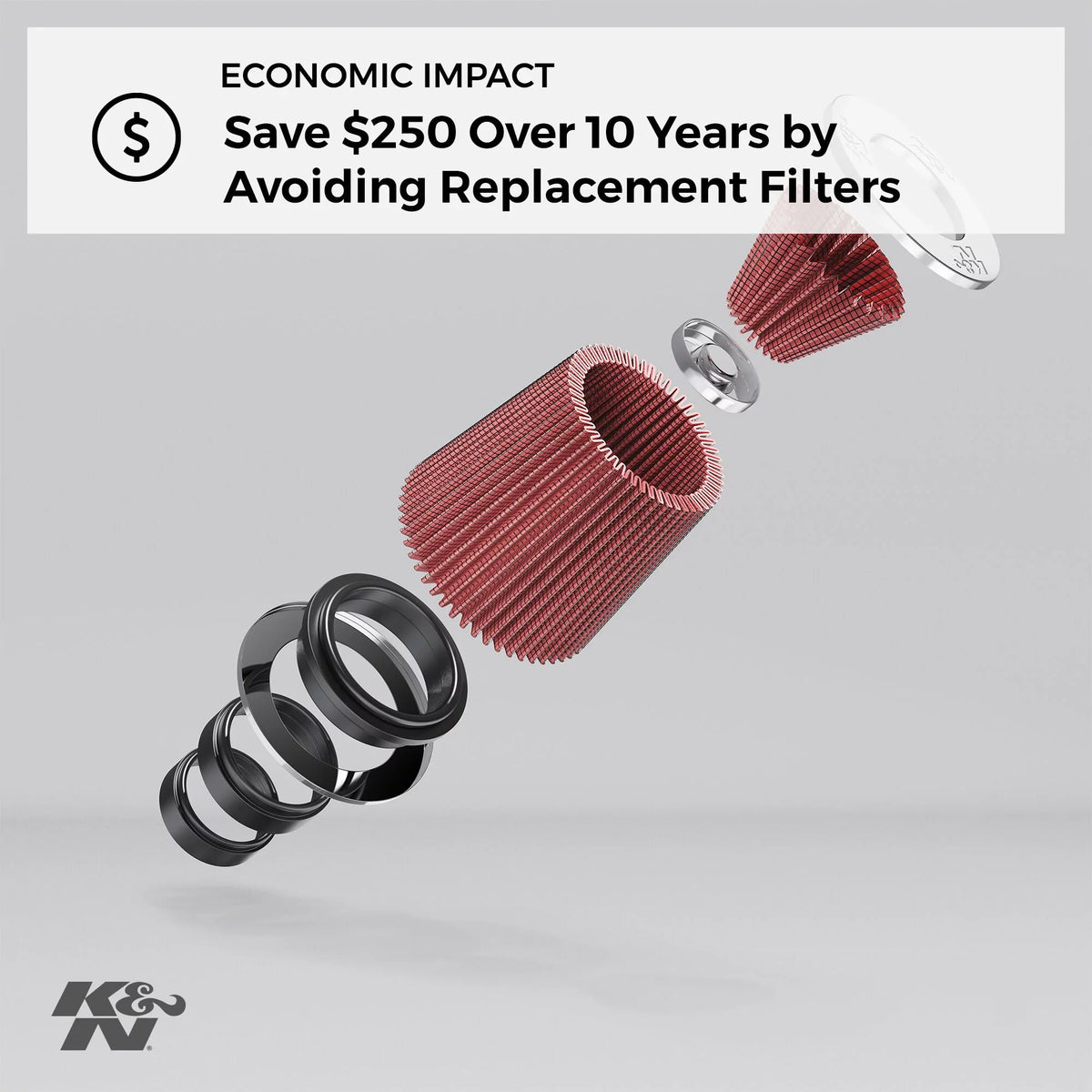 Tapered, High 8 Replacement Height: RU-1027 4 Clamp-On Air Diameter: Performance, Flange In, In, Washable, Universal 1.75 Flange In, Length: Filter: Filter: Premium, Round Filter K&N Shape: