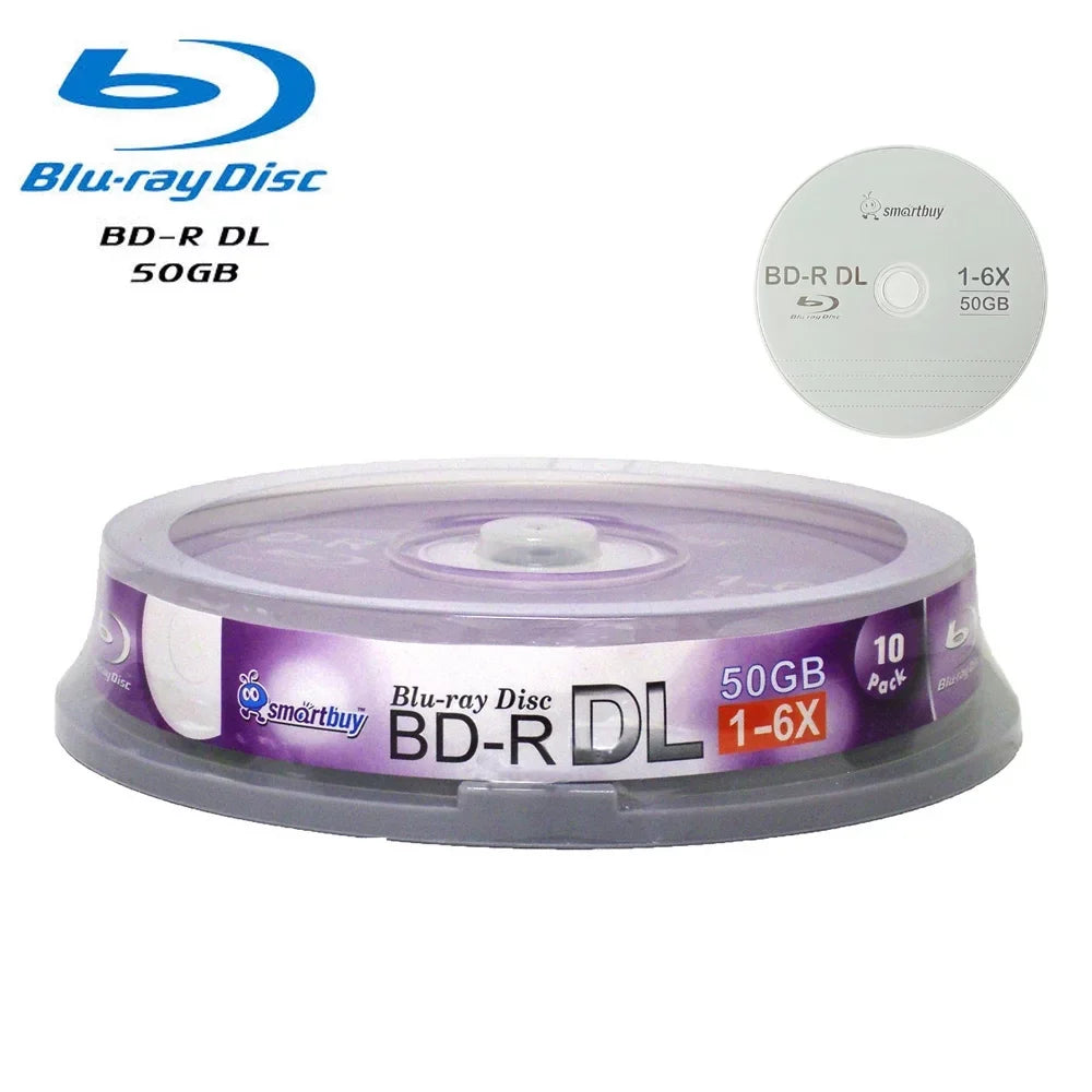 Double BD-R 20-Disc Layer 6x Blu-ray Dual Layer Smart Video Surface Top Data Blank Media Dl Recordable 50GB Logo Buy Disc