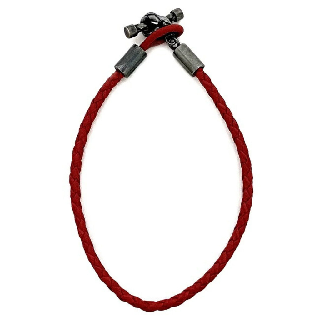 Red Charm Bracelet (Like 925 Color Ec-14210 Leather,Silver Pre-Owned Bottega New) Veneta