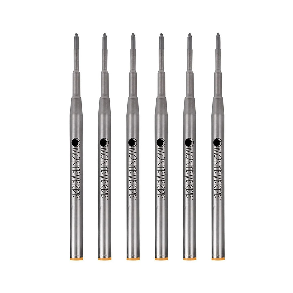 Ballpoint For Orange Pens Refill Monteverde Medium M133OR 6/Pack Montblanc Ballpoint