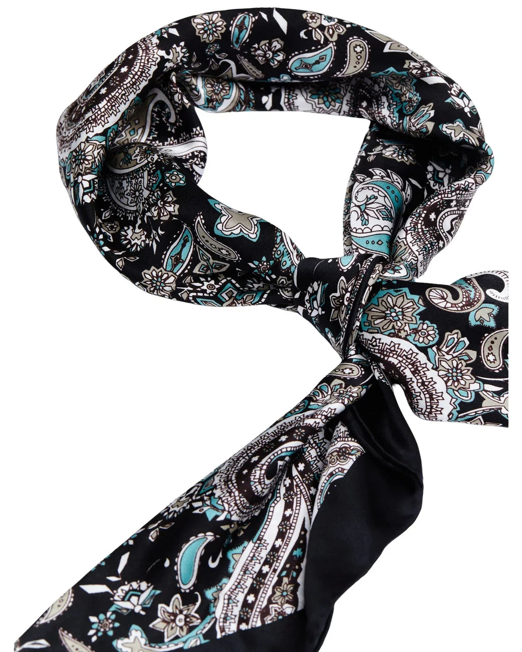 James Size Navy One Cody Rag Wild Paisley Navy Silk Scarf Men's