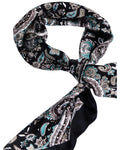 James Size Navy One Cody Rag Wild Paisley Navy Silk Scarf Men's