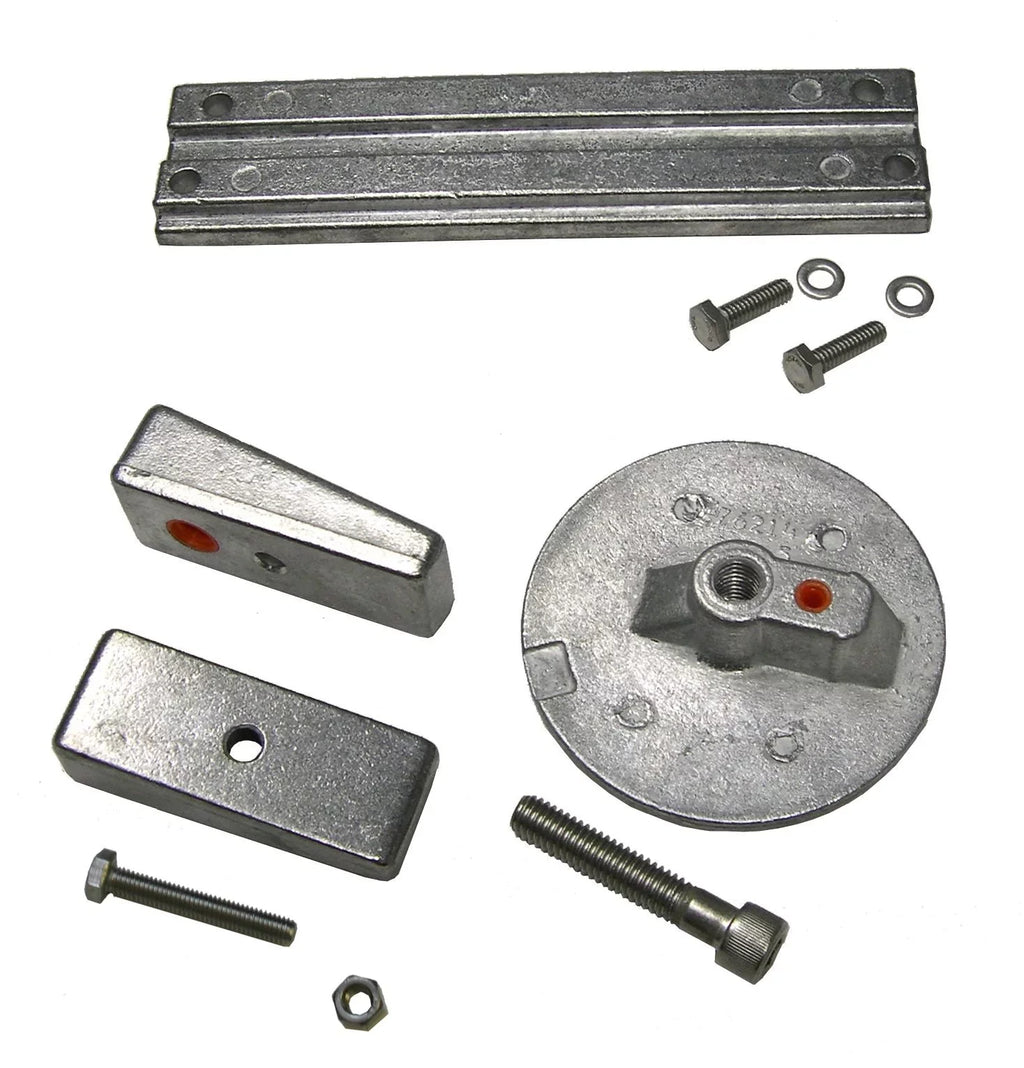 Outboards Grade Zinc 95111, 8M010755, Fits Kit And Kit Zinc Replaces CMVERDO4KIT, US 4 18-6156 Mercury Military Anode Verado Optimax Complete