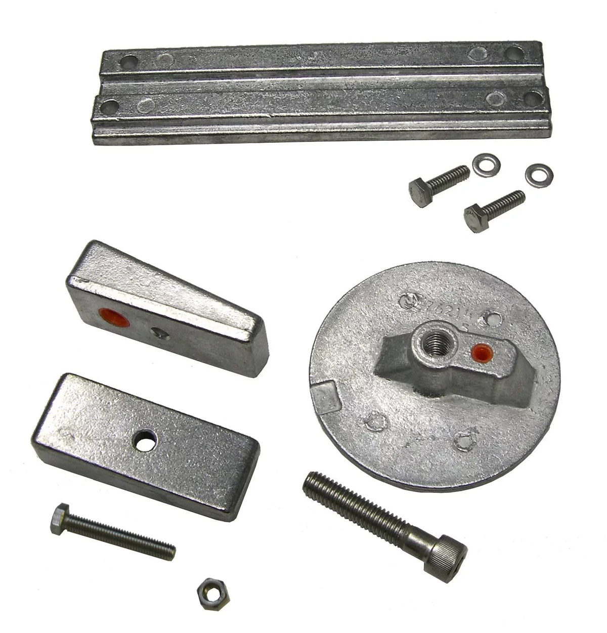 Outboards Grade Zinc 95111, 8M010755, Fits Kit And Kit Zinc Replaces CMVERDO4KIT, US 4 18-6156 Mercury Military Anode Verado Optimax Complete