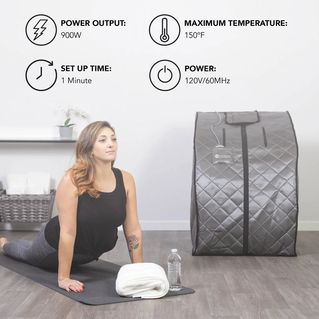 Chair FAR Sauna Pad, Panels, Floor Heat Wave Heated Portable Infrared Rejuvenator Carbon Personal Canvas with