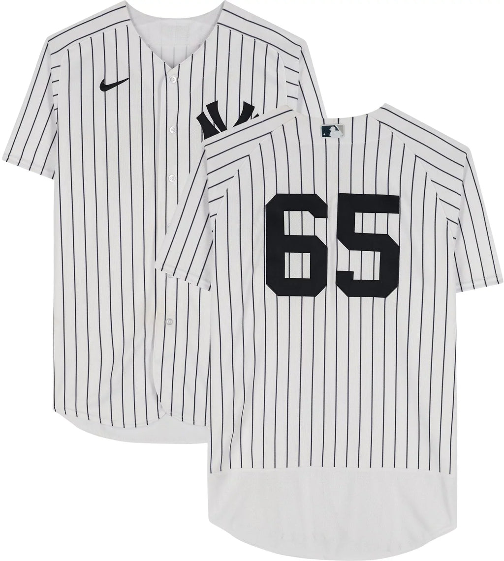 vs. Sox 2022 September 25, Boston #65 York Pinstripe White Nestor New Yankees Red on Jersey Cortes Player-Worn