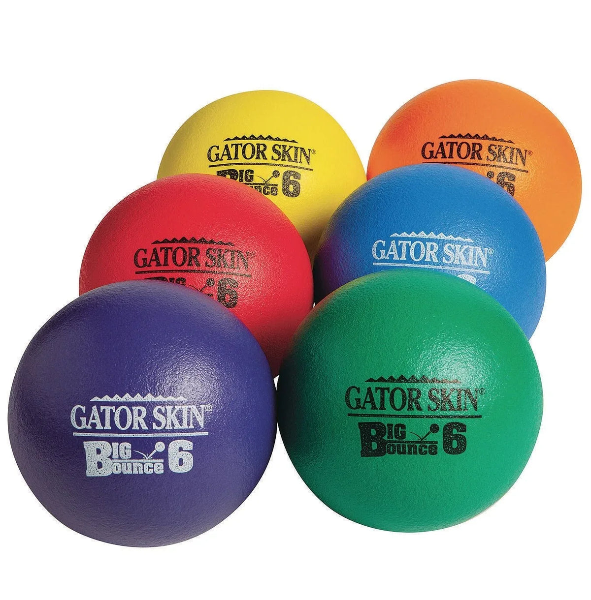 Skin® Big 6” of (Set Gator Bounce Ball Set, 6)