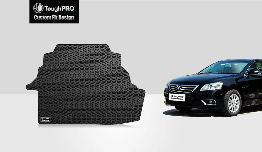 ToughPRO All - (Made Trunk Compatible - Camry Duty Mat 2007 Black Rubber TOYOTA - Heavy - USA) with Weather in