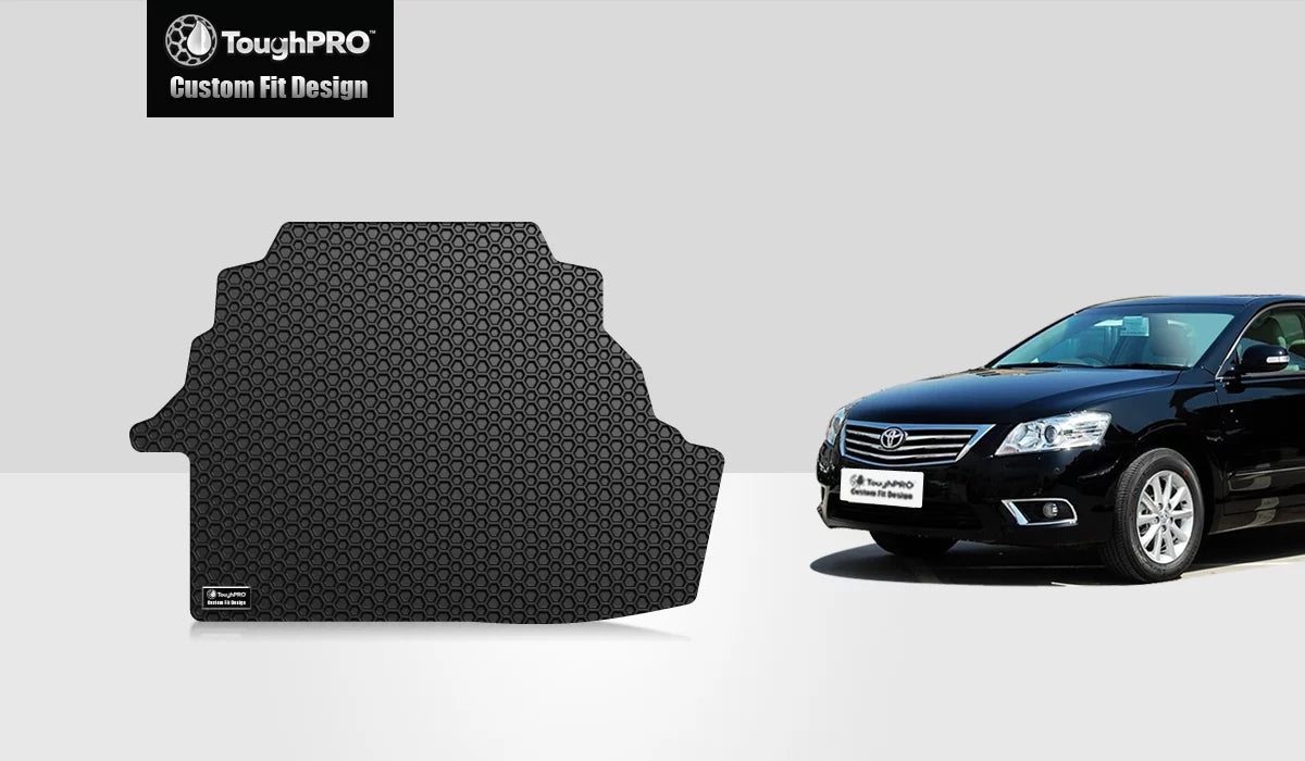 ToughPRO All - (Made Trunk Compatible - Camry Duty Mat 2007 Black Rubber TOYOTA - Heavy - USA) with Weather in