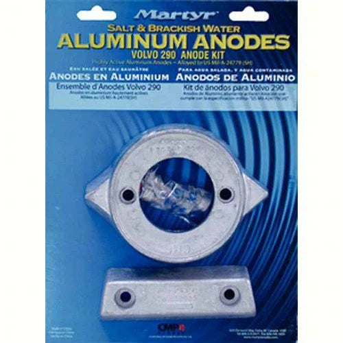 Anode Set, Canada 290 Martyr Volvo - Aluminum Metal CM290KITA Anodes