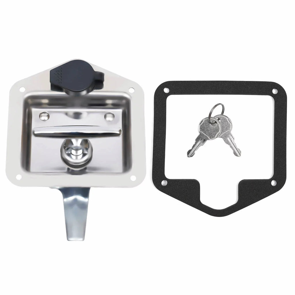 Tool Door Keys 6 of Folding w/ Lock 12 T-handle RV Set Latch Steel Box Stainless