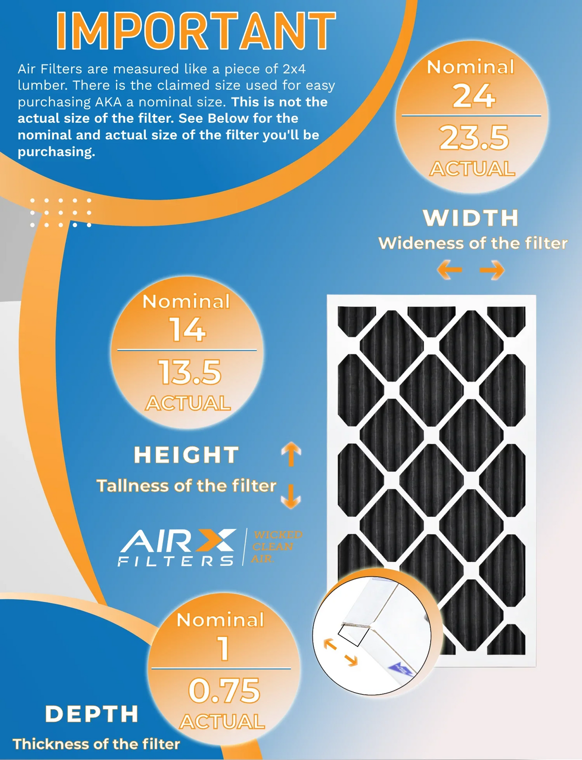 CLEAN Air in FILTERS 700, Filter Odor 5, by to Pack - Furnace Comparable 8 14x24x1 MPR Pet Made USA FPR WICKED Filters 12 AIR. Filters MERV of Retention Rating, AIRX