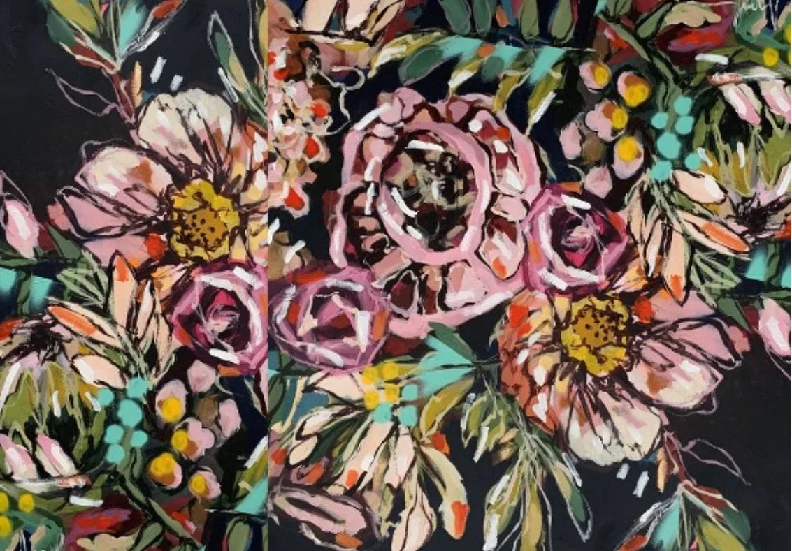 Cheung Paul Cashmere Scarf - 100% Midnight by Blooms James
