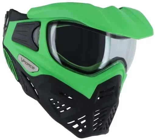 Clear Venom Lens w - Paintball V-Force 2.0 Goggle Black Green Mask Grill Thermal