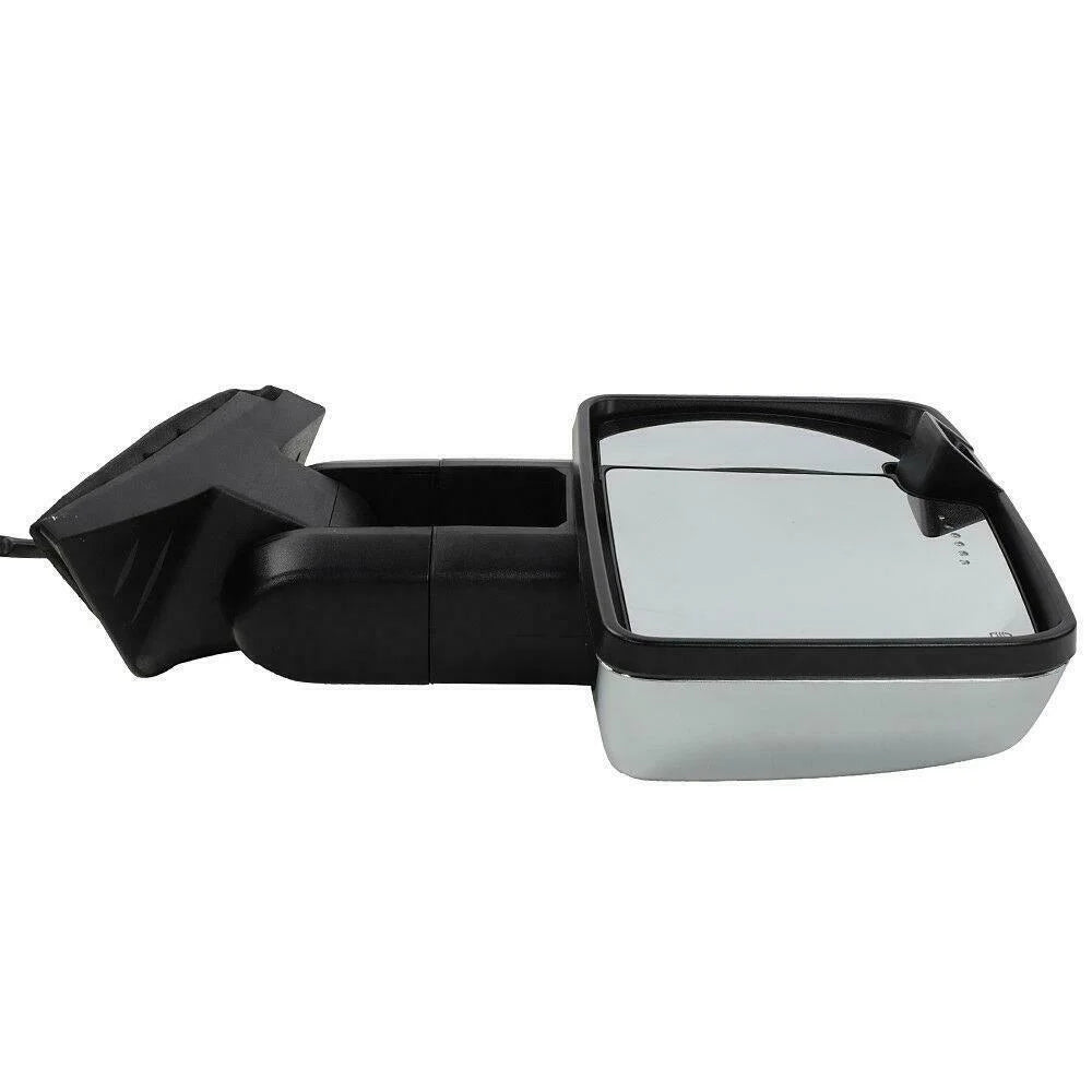 Towing Heated Lamp Signal&Backup Power Chevrolet For Led Mirrors Chrome Gmc