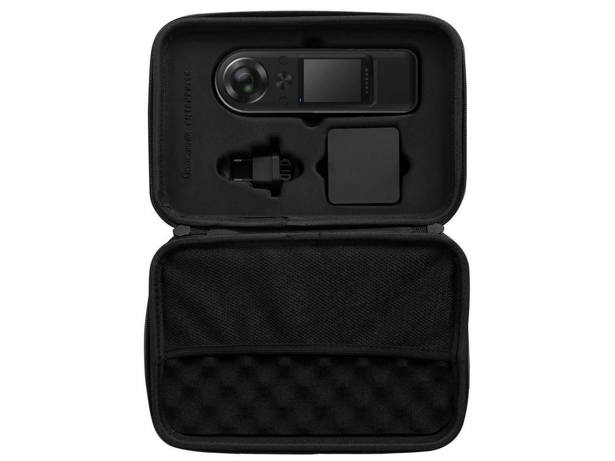 '- QooCam 20.0 camera - 30 Enterprise Wi-Fi GB / Kandao 64 - 8K 360������������������ - - flash - - 8K mountable black action fps MP