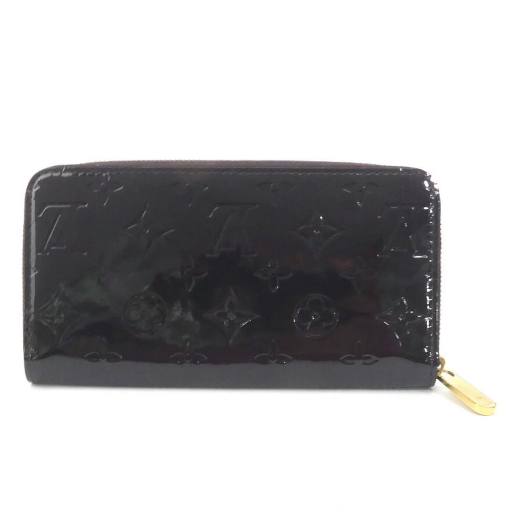 Long Pre-Owned Zipper LOUIS VUITTON Amaranto Monogram (Good) Wallet Zippy M93522 Round Verni Louis Vuitton Unisex