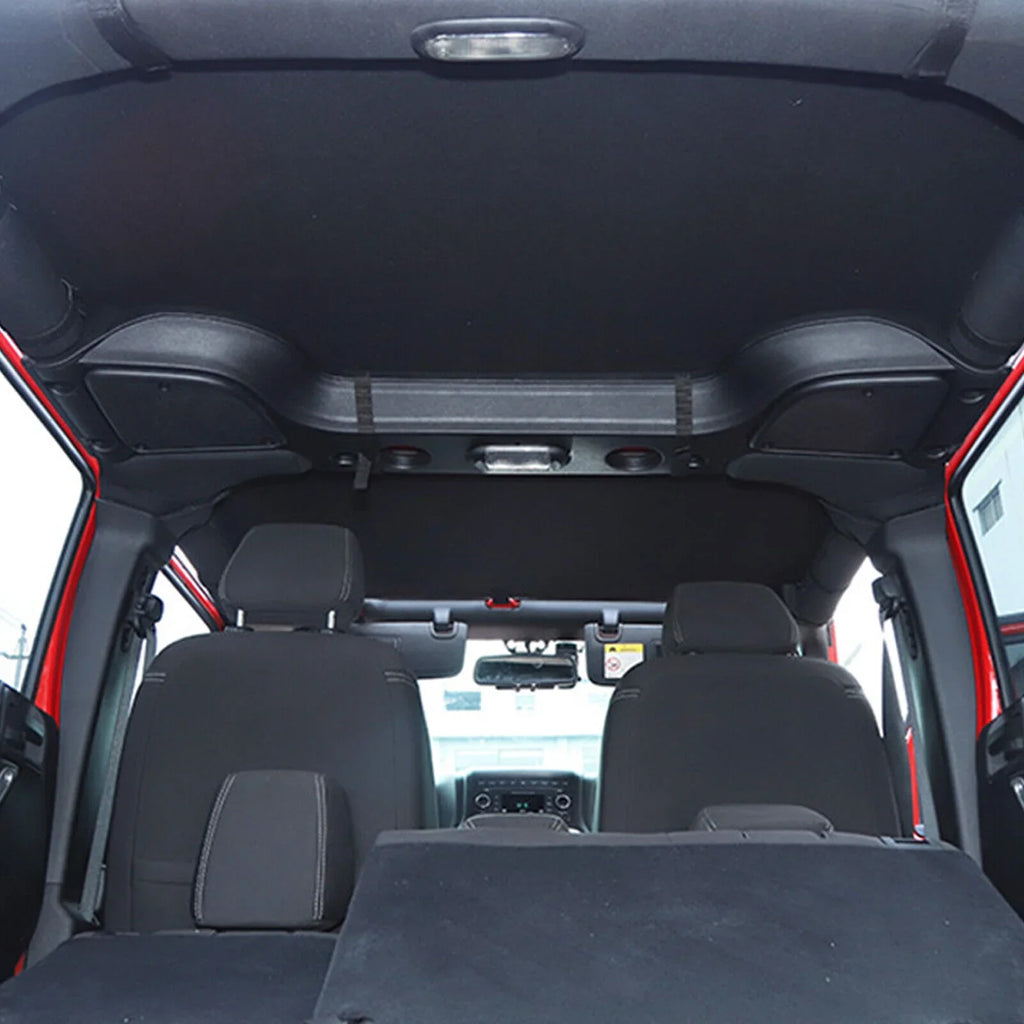 Soft Top Wrangler Top Roof 2-Door PU 2007-2017 JK Black Leather Top Extended Cover Anti-UV Jeep Bikini for