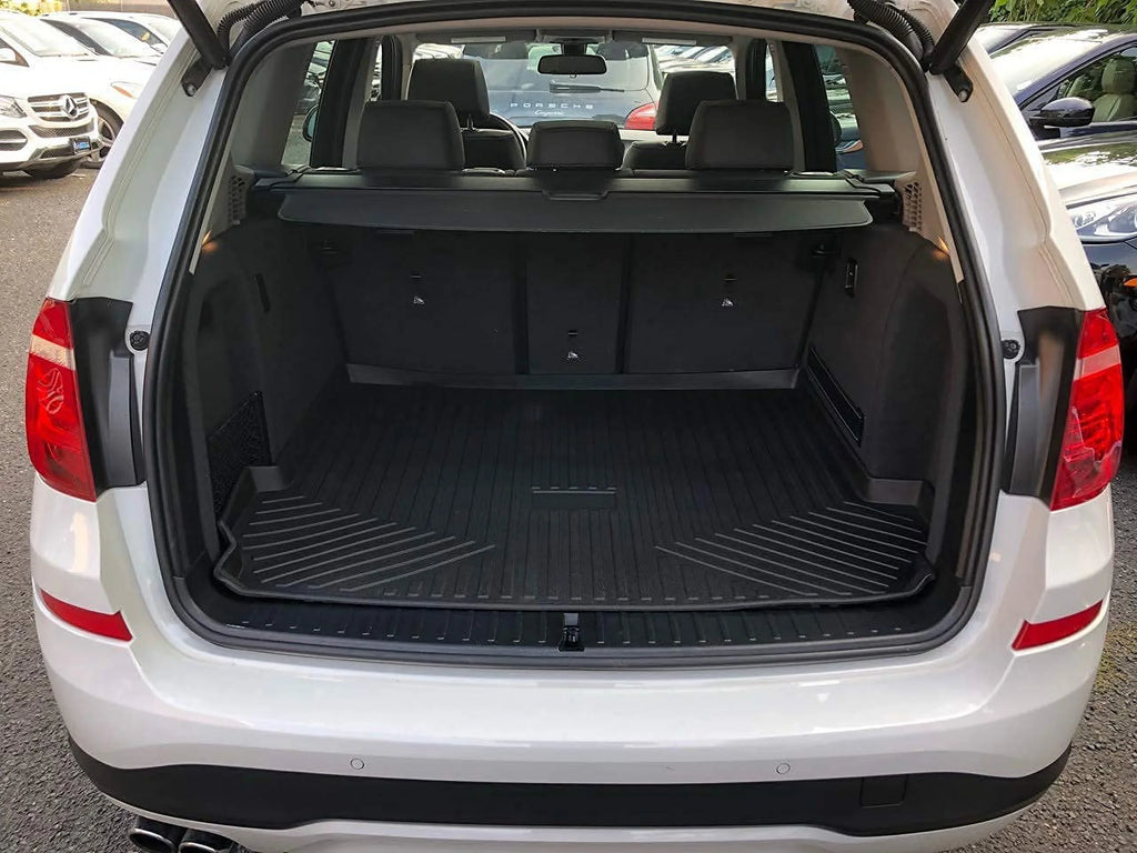 Laser – Weather-Resistant Mats for Trunk Non-Slip Easy to X3 EACCESSORIES – – 2011-2017 Cars Pre-Cut Trunk Lip Cargo – Raised – for Install Mat Liner EA Car Mat BMW Design with Rubber Trunk